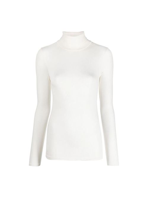Maglione Donna bianco con dettagli a coste POLO RALPH LAUREN | 211814422001